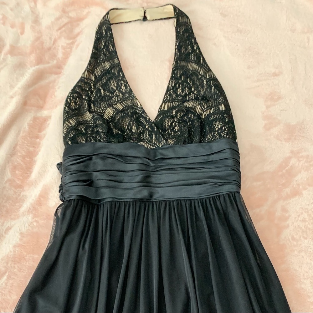 Maggy London halter, knee length dress, size 4